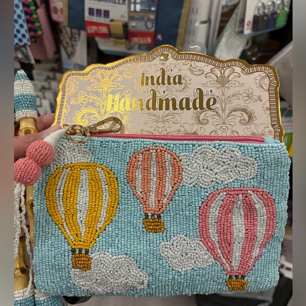Beaded Hot Air Balloon Pouch